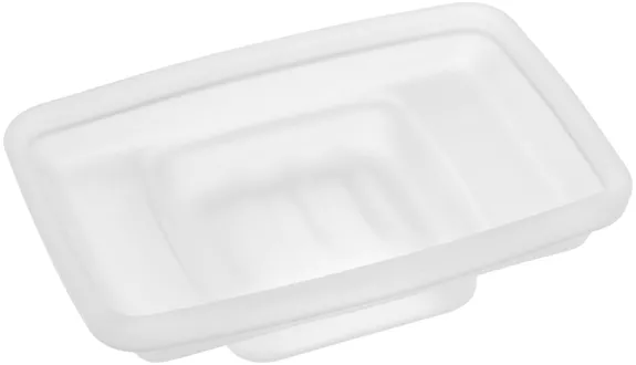 Porte-savonette rechan. Quinto frosted