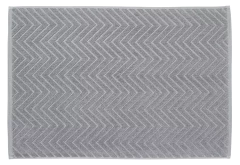 Tapis en tissu éponge Chevron